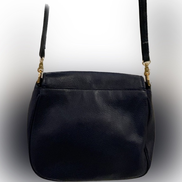 Marc Jacobs NY Blue Pebbled Leather Luxury Fall Crossbody Shoulder Purse Handbag - Picture 3 of 7